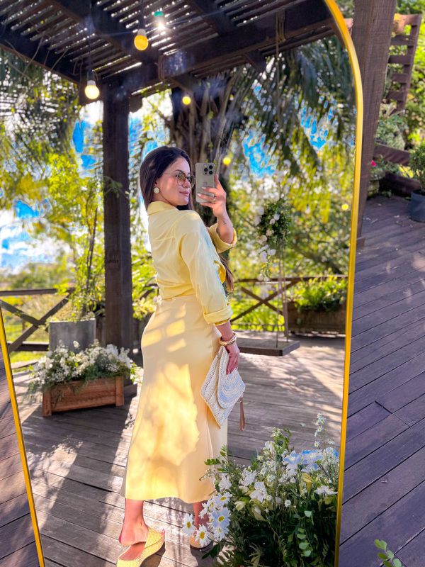 Camisa Érica Amarelo