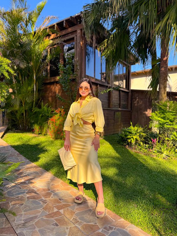 Camisa Érica Amarelo