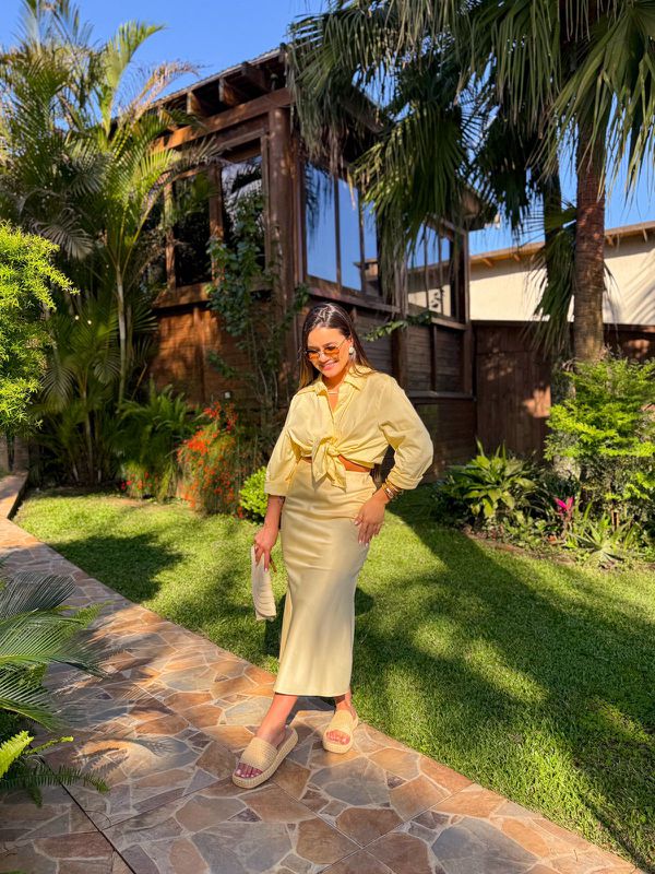 Camisa Érica Amarelo