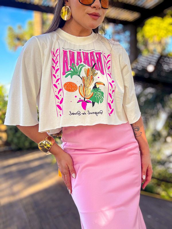 Cropped Yanca Off White