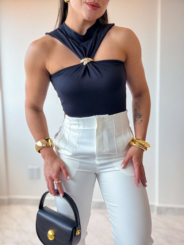 Body Fivela Isadora Preto