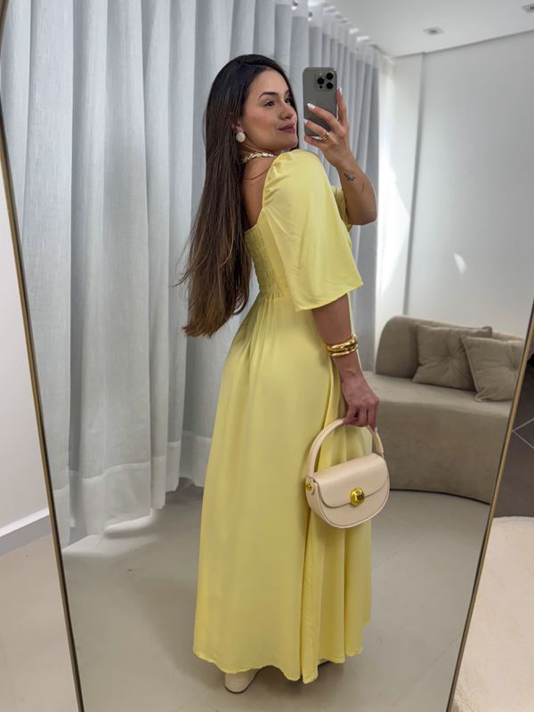 Vestido Yasmin Amarelo