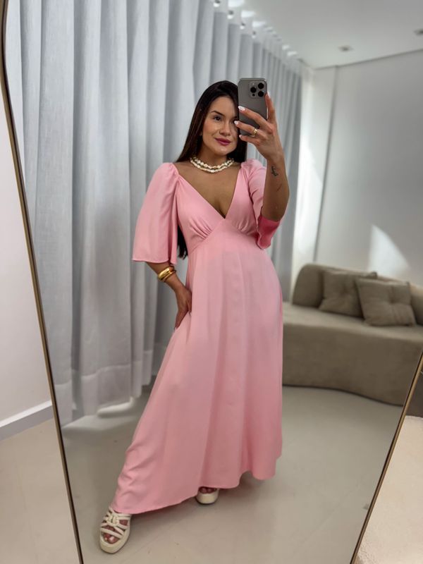 Vestido Yasmin Rosa