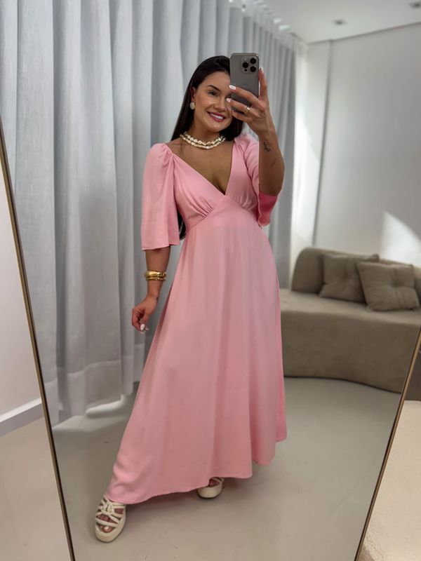 Vestido Yasmin Rosa