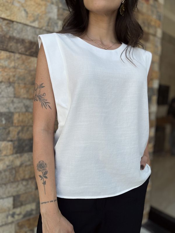 Blusa Muscle Off White - USE OUK