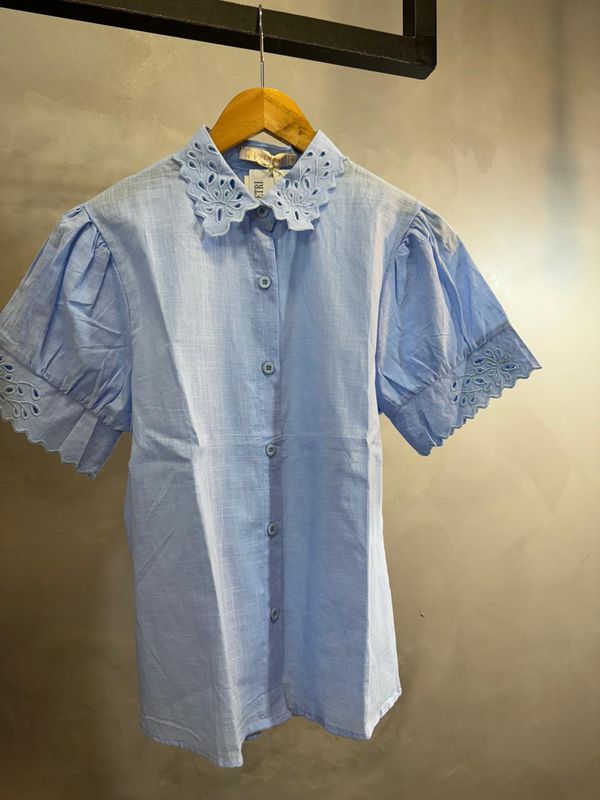  CAMISA IOLANDA AZUL - 0007070011 - SIMONE PETRI 