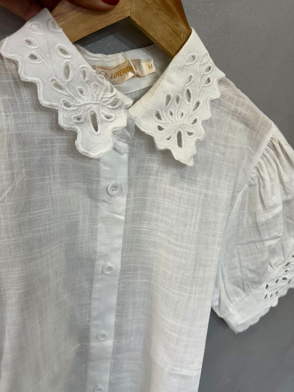 CAMISA IOLANDA BRANCO - 0007070018 - SIMONE PETRI 