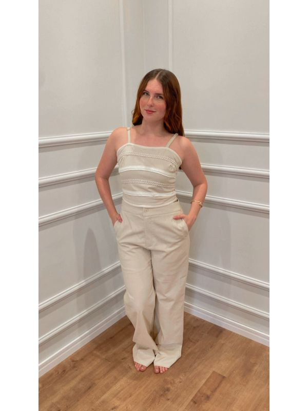 Conjunto BegÔnia De CalÇa E Blusa - CRU - 00128600... - SIMONE PETRI 