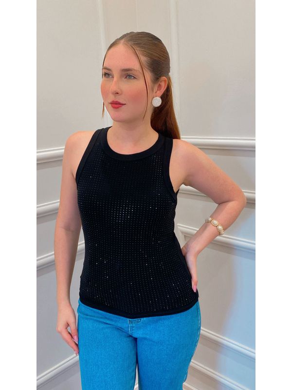 REGATA COPO DE LEITE DE BRILHO - PRETA - 001300000 - SIMONE PETRI 