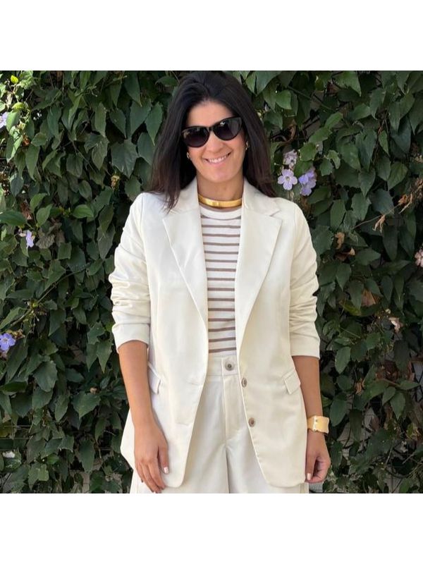 Blazer Feminino Span - Cru