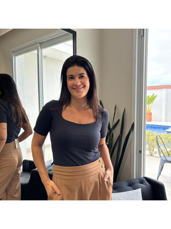 Blusa Feminina Poliamida - Preto