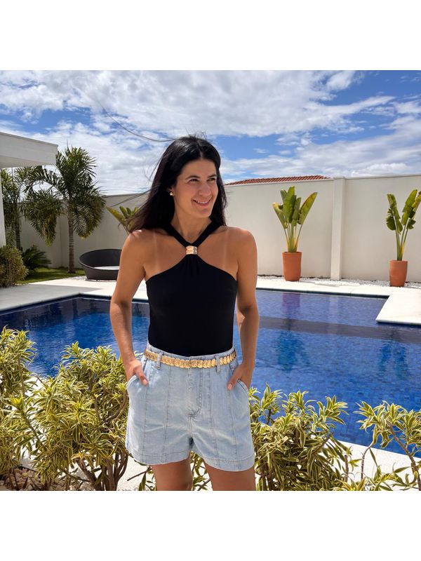 Body Feminino Suzi - Preto