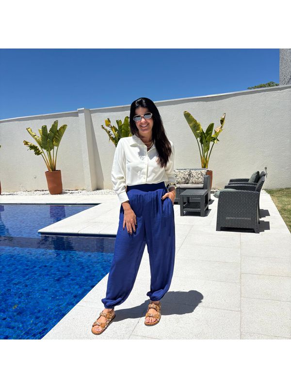 Calça Feminina Aladin - Marinho