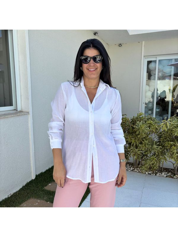 Camisa Feminina Verão - Off White