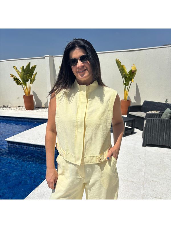 Colete Feminino - Amarelo