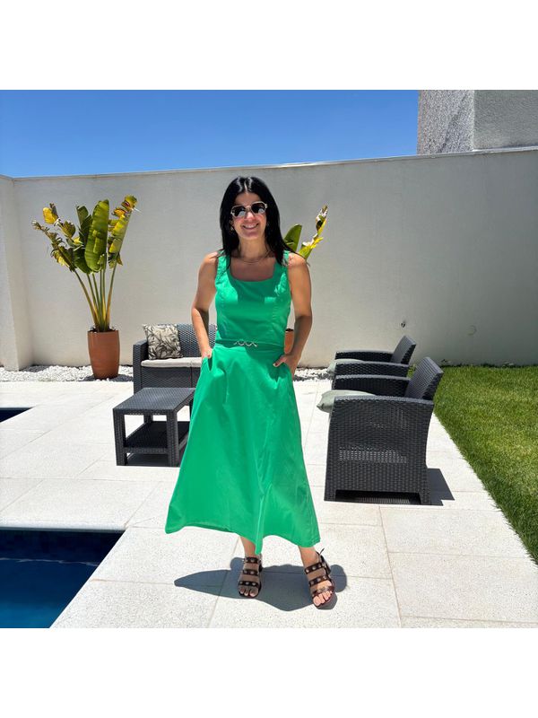 Conjunto Feminino Saia Midi - Verde