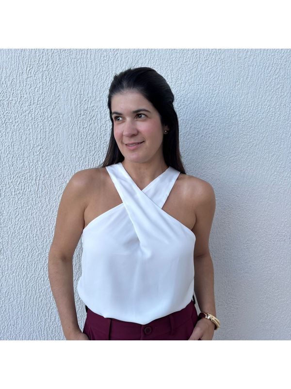 Regata Feminina Cruzada - Off White