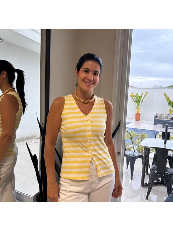 Regata Feminina Suzie - Amarela