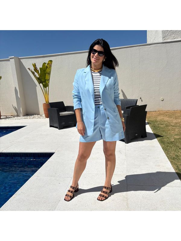 Shorts Feminino Span - Azul Bebê