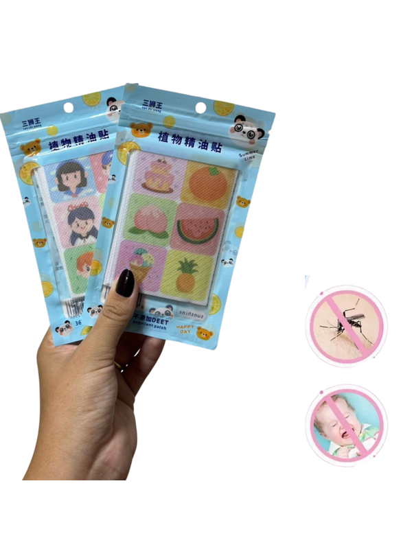Repelente De Citronela Adesivo Infantil-72 Unidade... - Comprou Já
