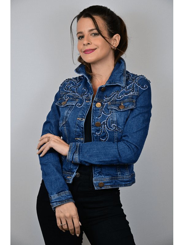 Jaqueta Jeans Azul Modelo Firenze