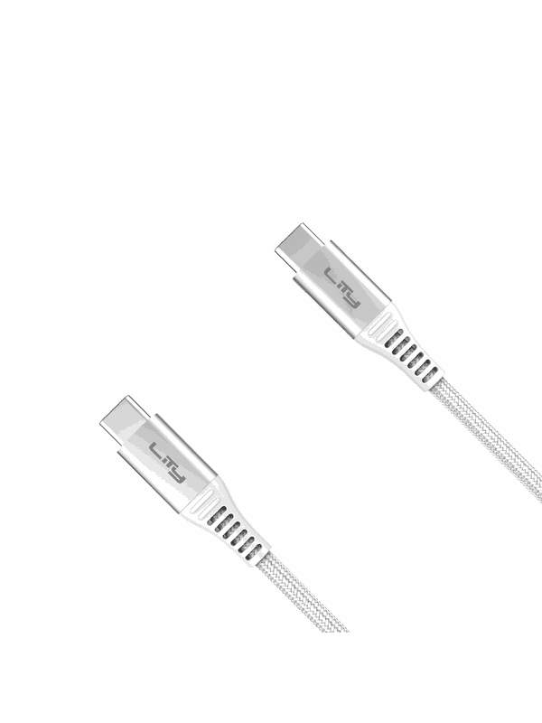 Cabo USB C para USB C 1,5m Branco Crc-303 - VIVO KEYD SHOP