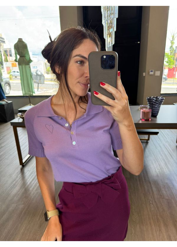 Blusa Alexia Roxo - NUMERODUE