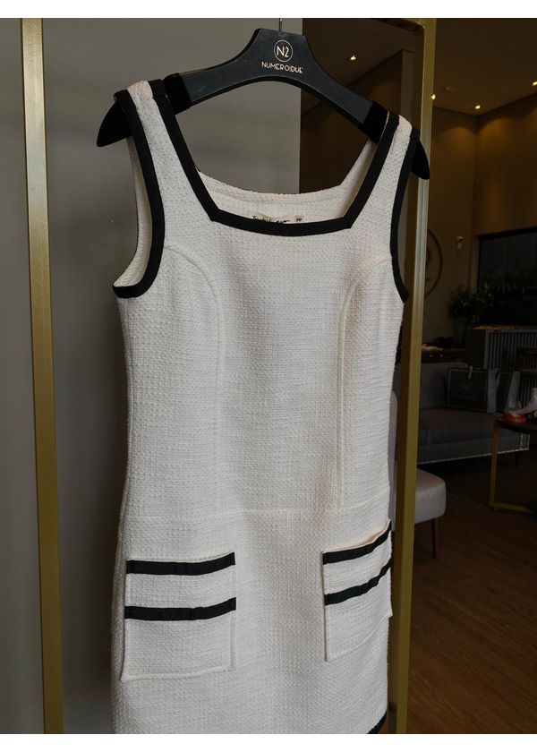 Vestido Selena Off white - NUMERODUE