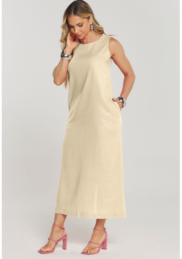 VESTIDO LINHO CASUAL