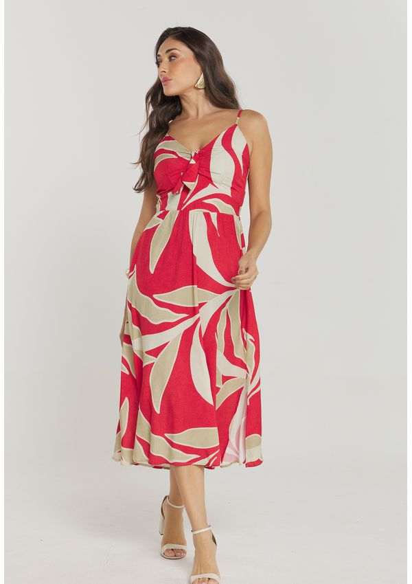 VESTIDO MIDI ESTAMPADO