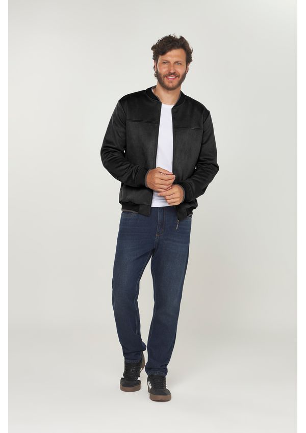 JAQUETA BOMBER SUEDE