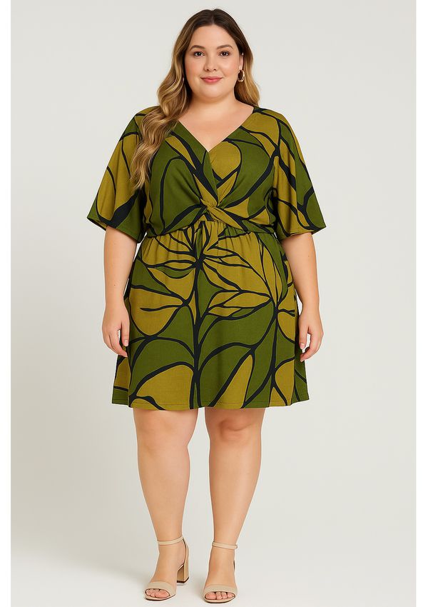 VESTIDO ESTAMPADO PLUS