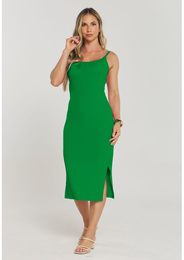 VESTIDO ALÇA CANELADO