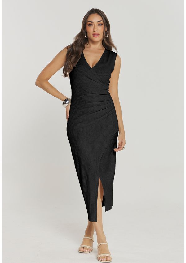 VESTIDO CANELADO