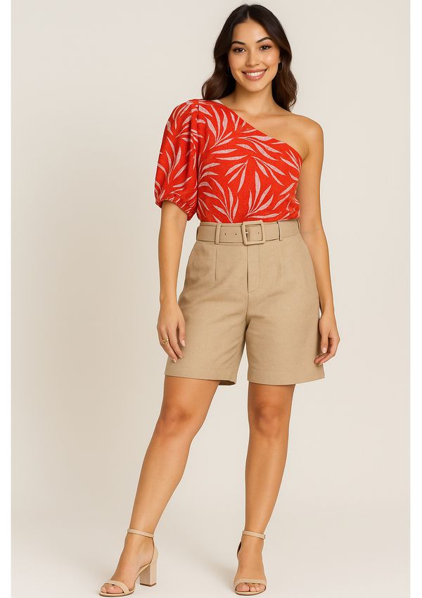 BLUSA OMBRO SÓ ESTAMPADA