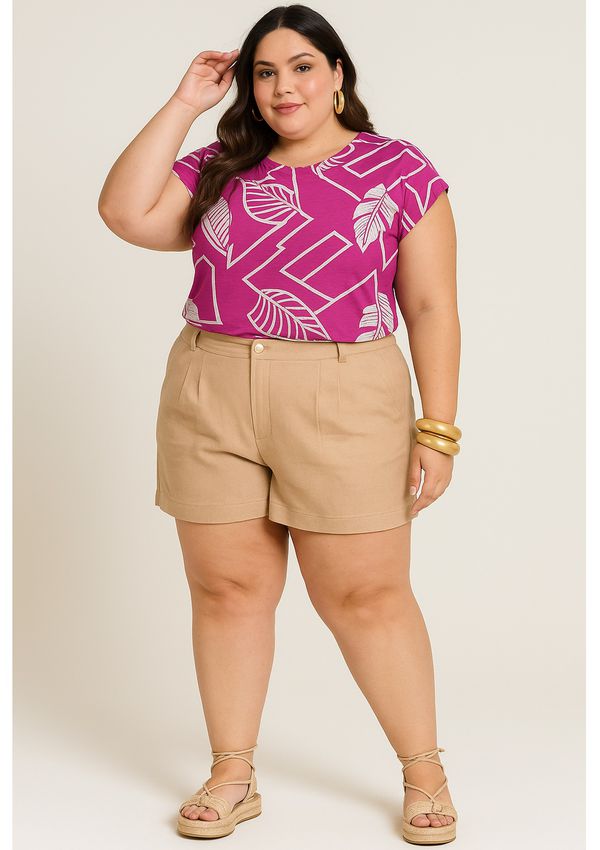 T-SHIRT ESTAMPADA PLUS