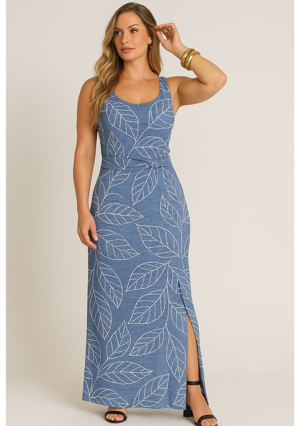 VESTIDO LONGO ESTAMPADO