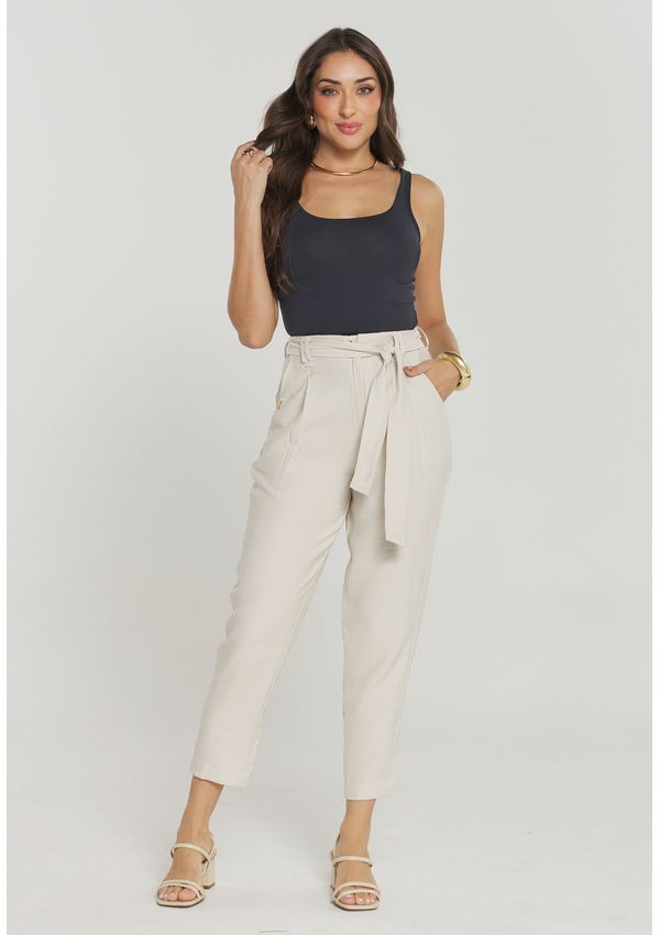 CALÇA VISCOSE C/ AMARRAÇÃO