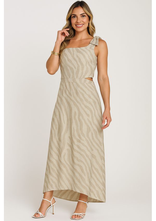 VESTIDO VISCOSE ANIMAL