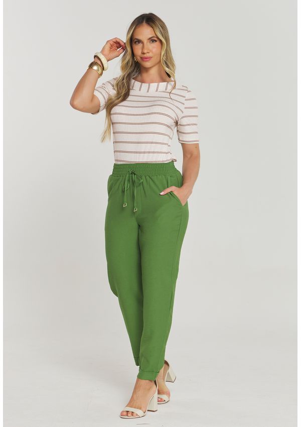 BLUSA LISTRADA C/ MANGAS