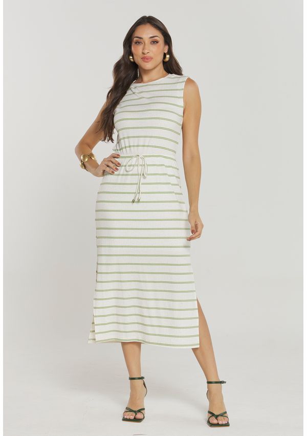 VESTIDO MALHA LISTRADO