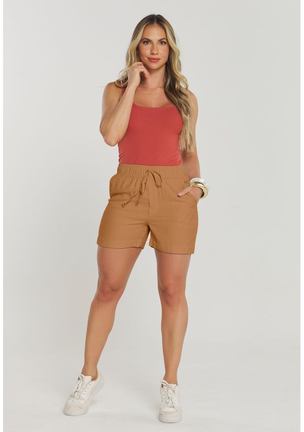 SHORT TWILL ELÁSTICO