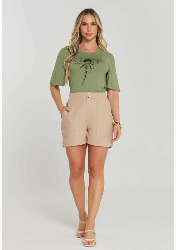 T-SHIRT FLOR PÉROLAS