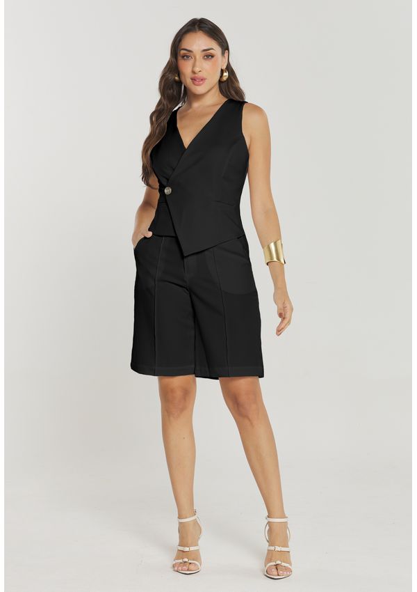 BLUSA ALFAIATARIA C/ BOTÕES