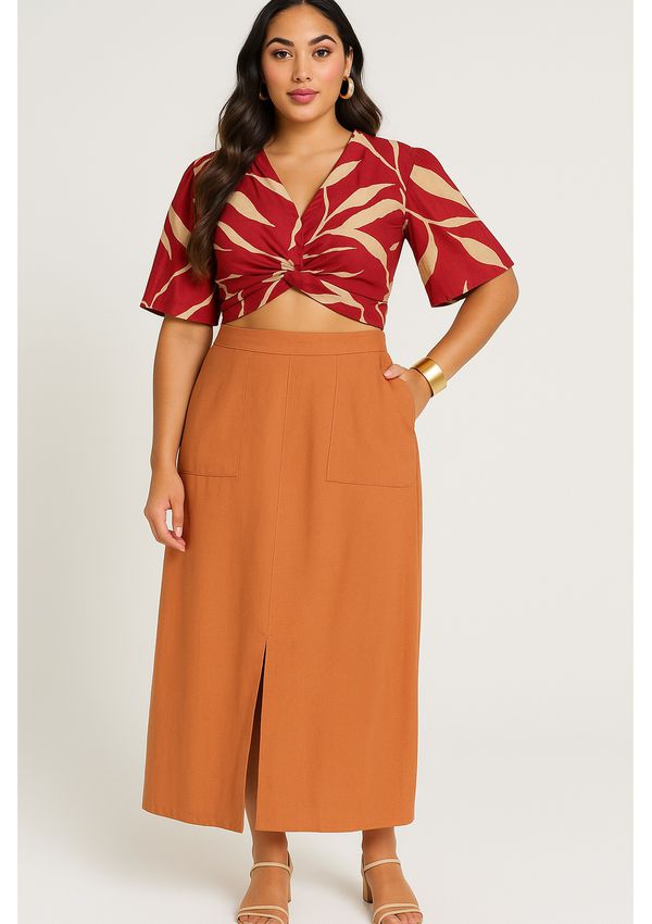 BLUSA VISCOSE ESTAMPADA