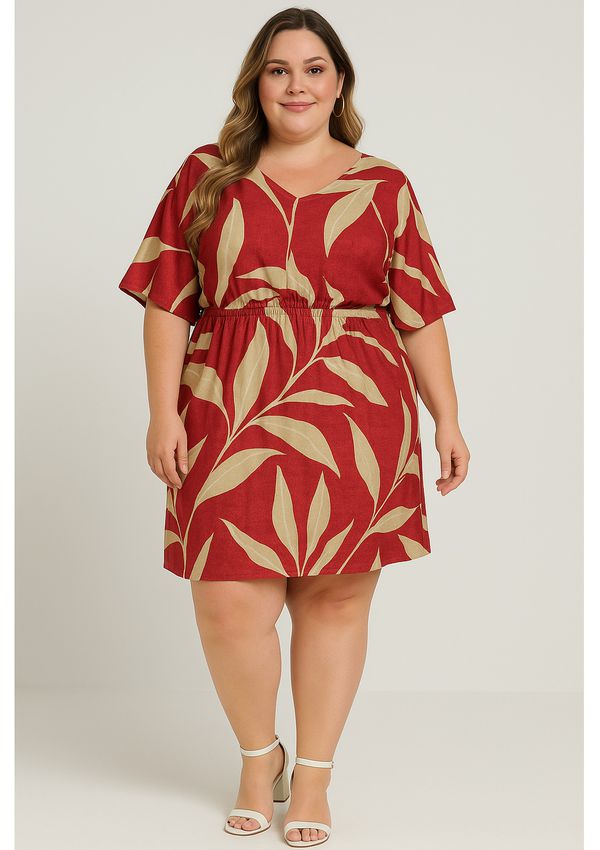 VESTIDO ESTAMPADO PLUS
