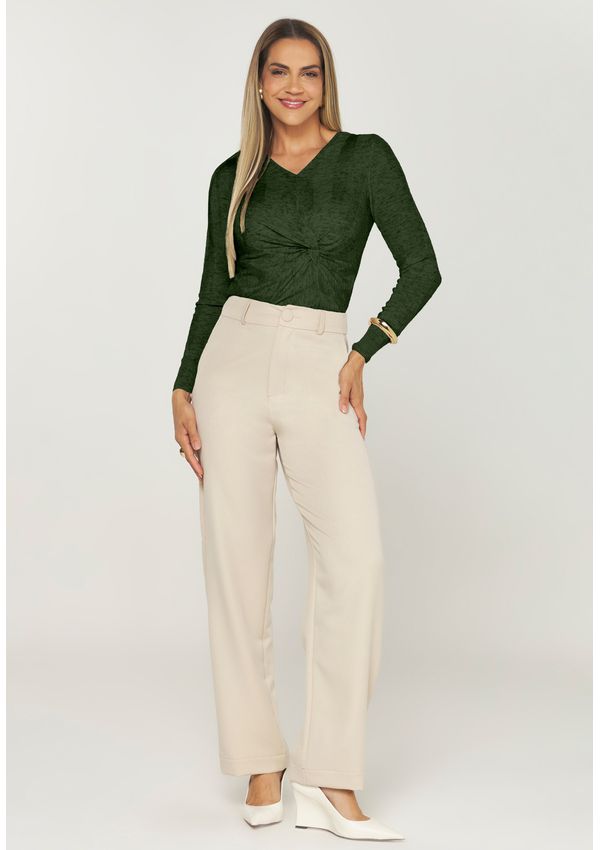 BLUSA TRICÔ EFEITO TORCIDO