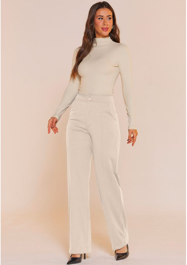 CALÇA WIDE LEG PONTO ROMA