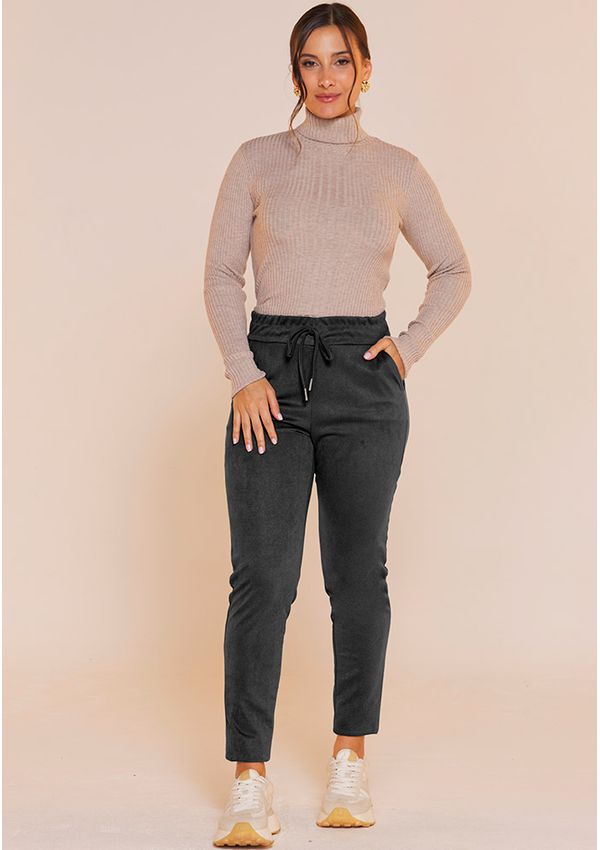 CALÇA JOGGER SUEDE SARJA