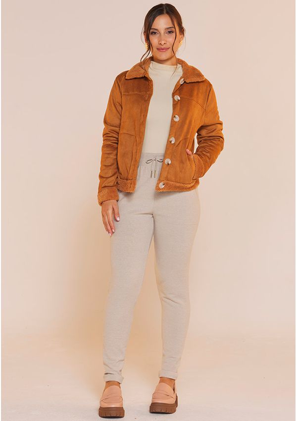 CASACO SUEDE DUBLADO